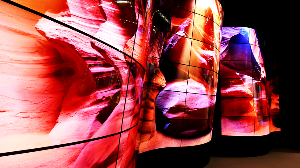 LG Introduces Flexible Curved Open Frame OLED