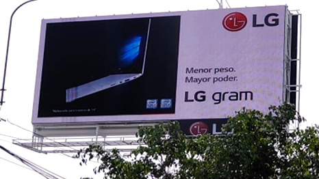 Punto Visual LG LED Signage, Peru