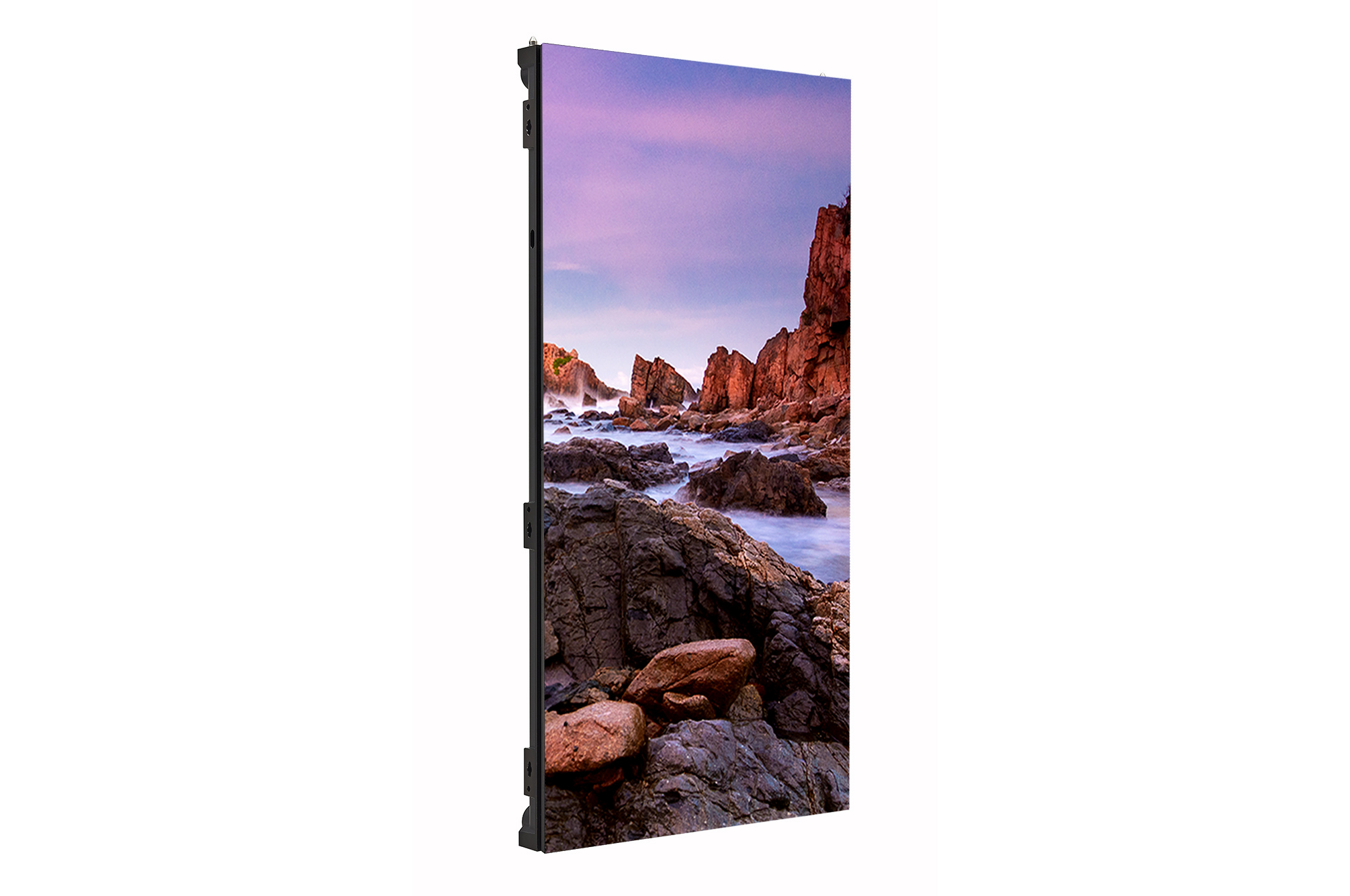 Digital Signage LSCA, right 45 degree side view with inscreen, 500x1000