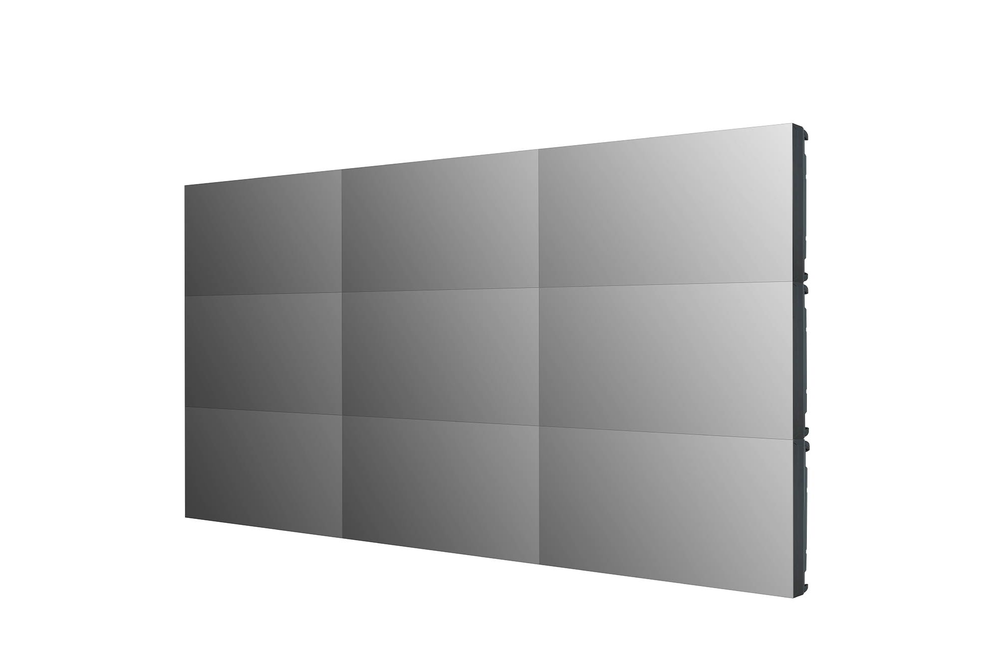 Video Wall VSH7J, -45 degree side view, 3×3 set(composite)