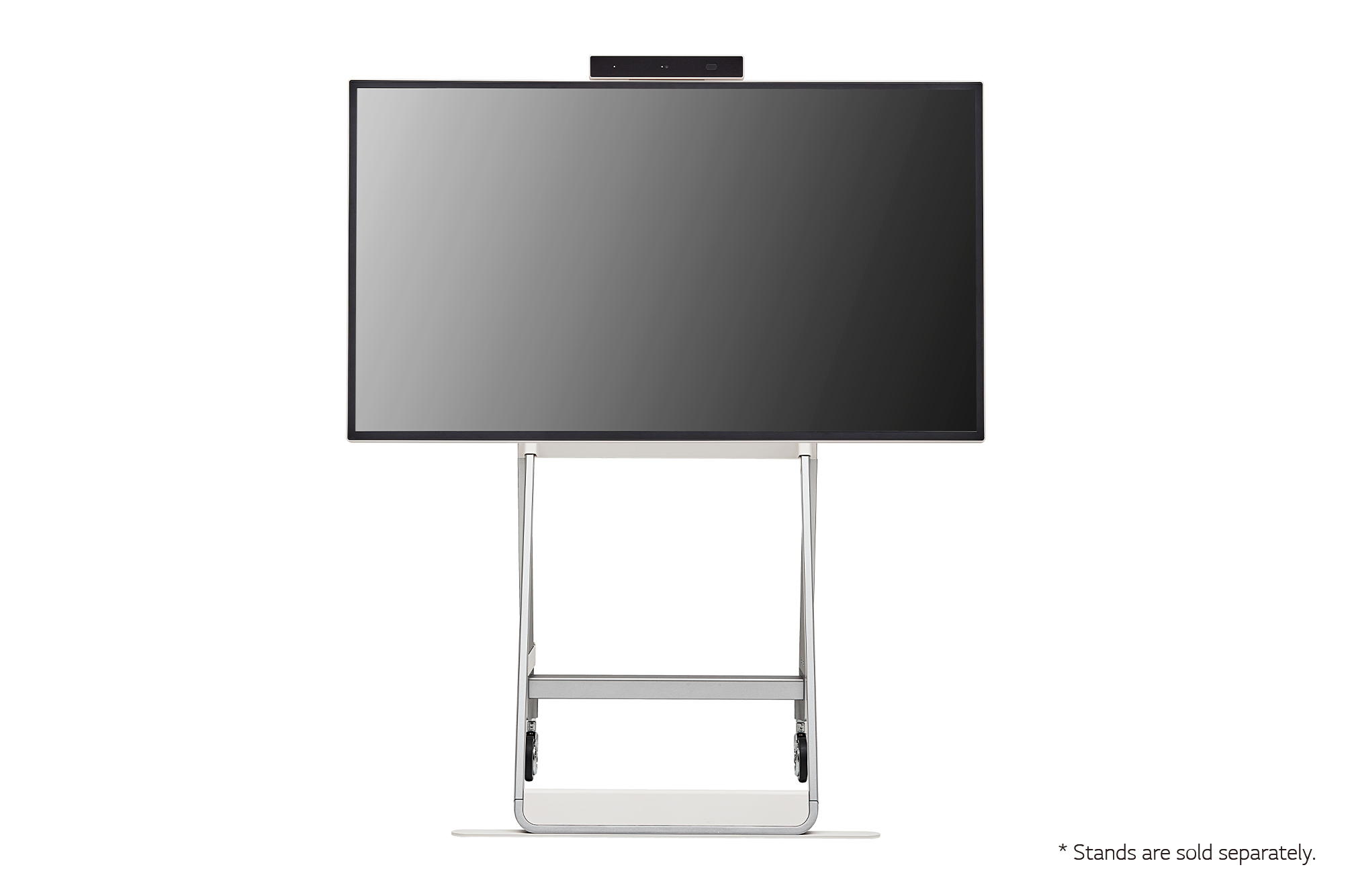 Digital Signage One:Quick HT3WN-M, Front view (* Stands are sold separately)