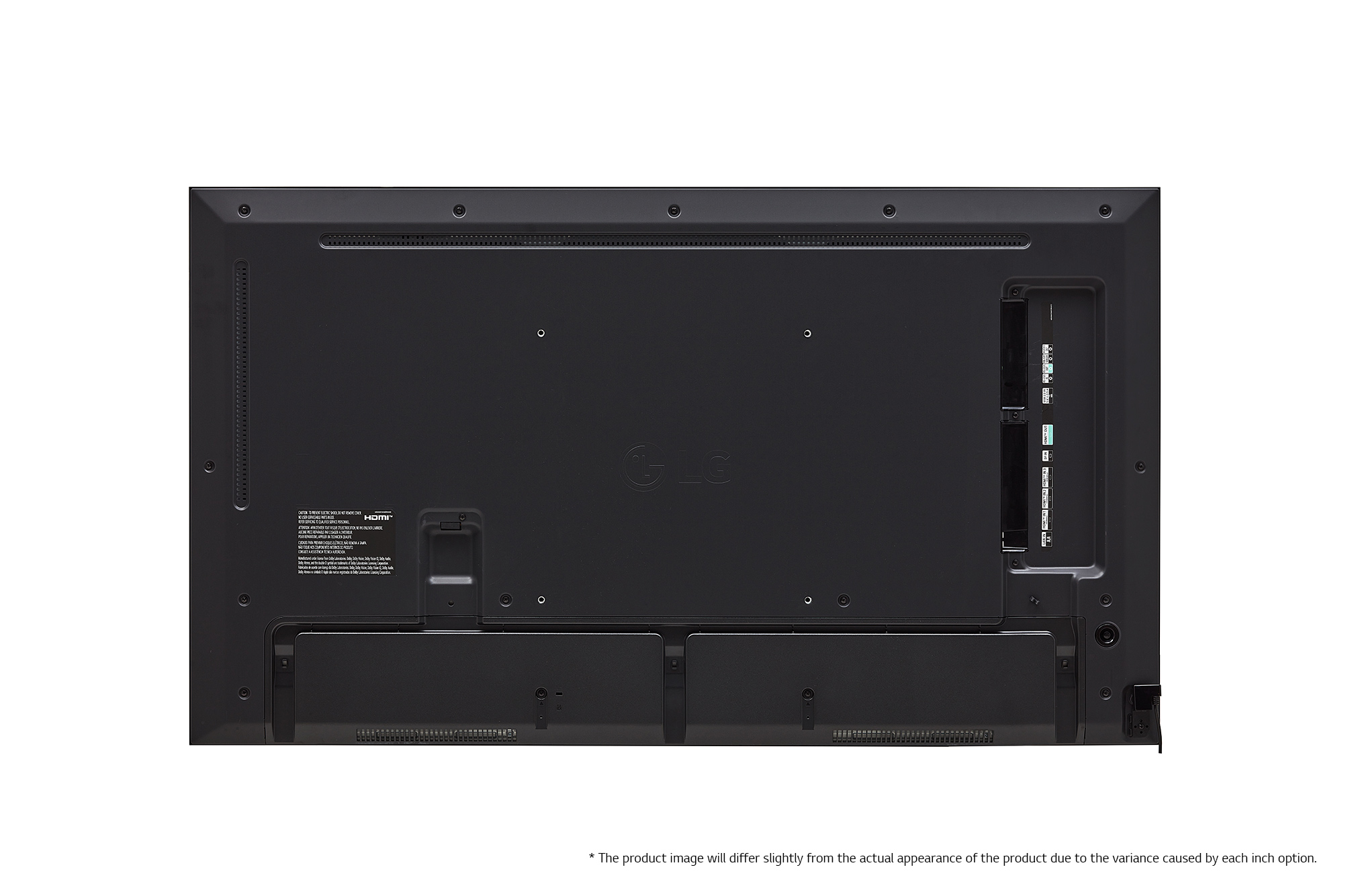 Standard UV5N-E, Rear view 2 (* The product image would differ from its actual appearance, as it would vary slightly depending on each inch option.)