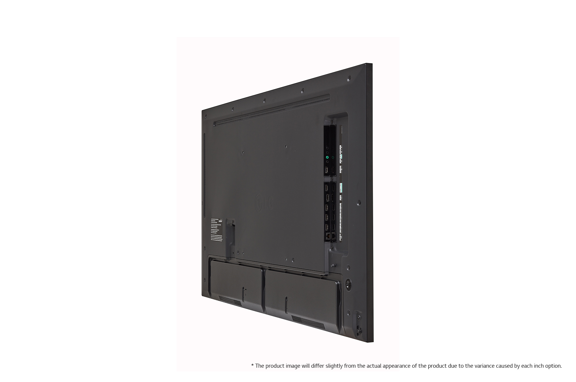 Standard UV5N-E, -15 degree side rear view (* The product image would differ from its actual appearance, as it would vary slightly depending on each inch option.)