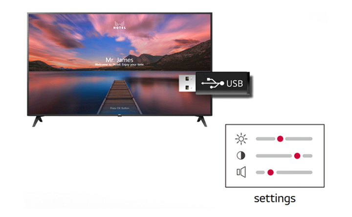 NEW LG 65' UHD SMART HOTEL TV with P (end 6/15/2021 4:10 AM)