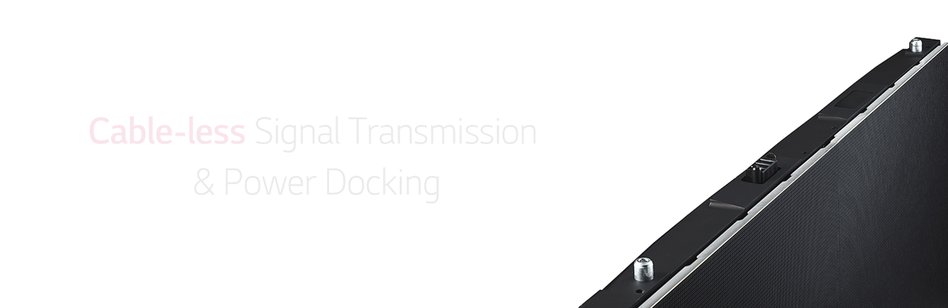 Cable-less Signal Transmission & Power Docking