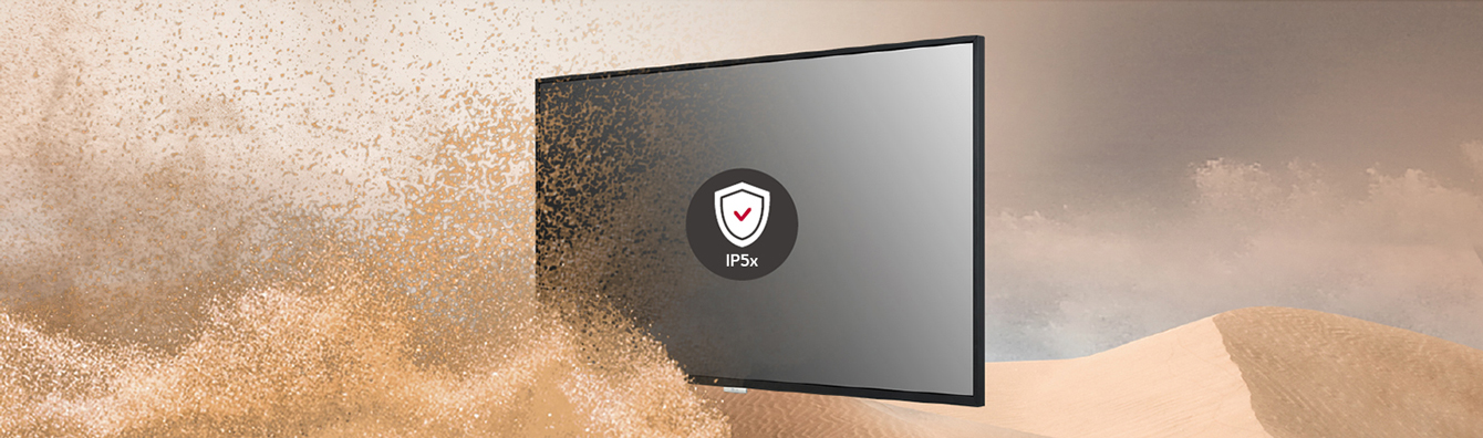 UH7J-H is IP5x certified, so it is protected from dust and has less risk of performance degradation.