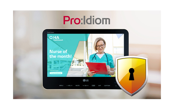 Pro:Idiom is protecting the content playing on a TV.