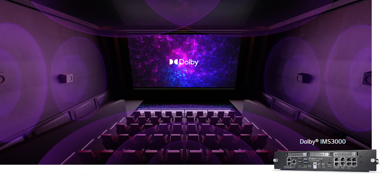 LG Miraclass screen is compatible with Dolby. 