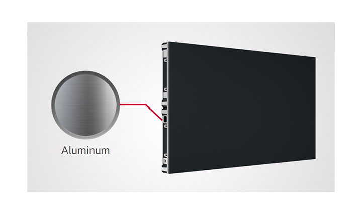 The frame of LSBF is composed of aluminum.