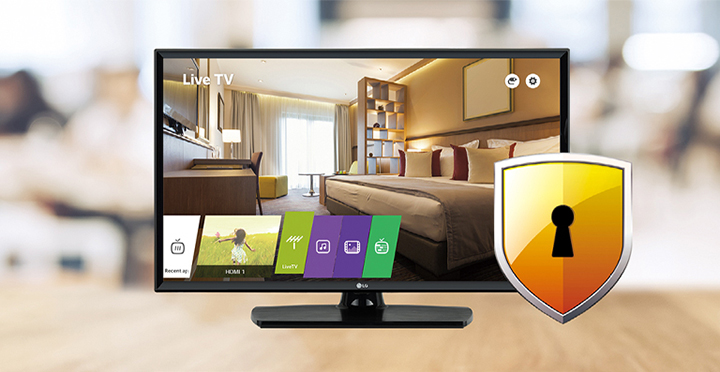 Lock Mode restricts external input signals to protect the TV.