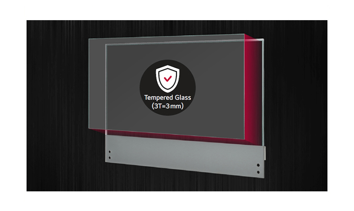 Attach thin and transparent tempered glass to the screen to maximize product protection and user safety.