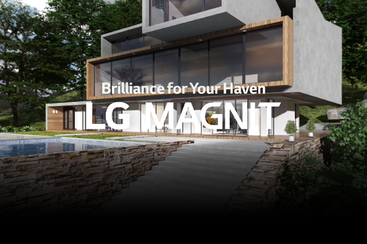 The video shows various luxurious lifestyles that LG MAGNIT can provide to its customers.