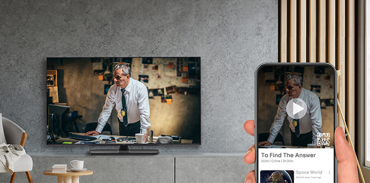 The hotel content including the Netflix App is shown on TV in the hotel room.