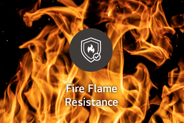 Sturdy Design with Fire Flame Resistance