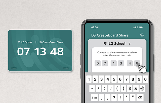 Simple Connection to LG CreateBoard Share